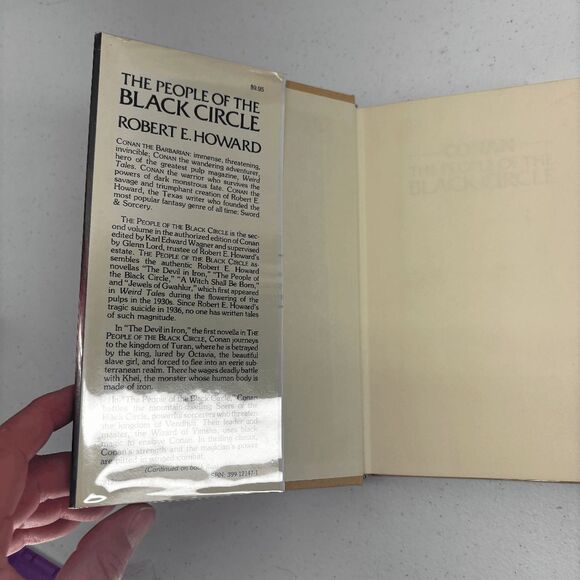 The People of the Black Circle by Robert E. Howard 1977 HCDJ First Print 1st - Picture 11 of 15